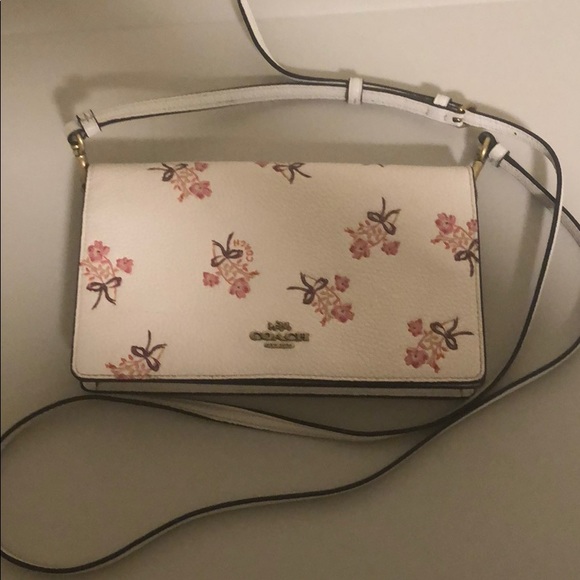 Coach Handbags - Coach Floral bow small crossbody